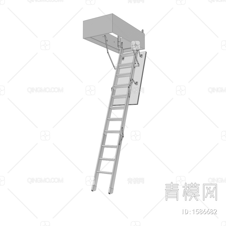 梯子3D模型下载【ID:1586682】