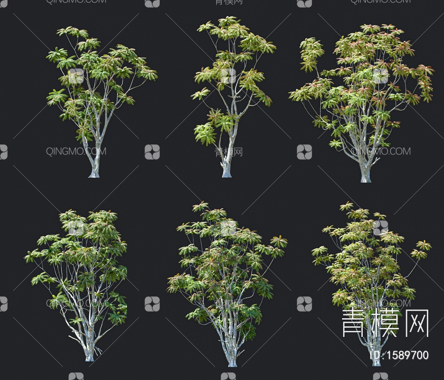 景观树3D模型下载【ID:1589700】