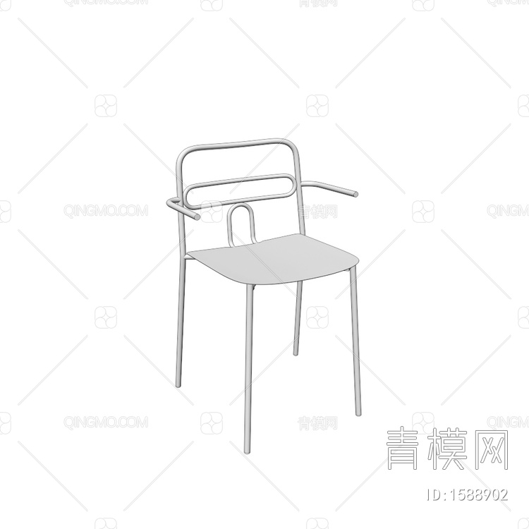 单椅3D模型下载【ID:1588902】