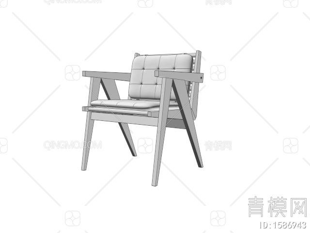 餐椅3D模型下载【ID:1586943】