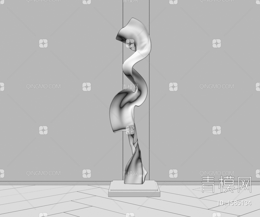 雕塑3D模型下载【ID:1585134】