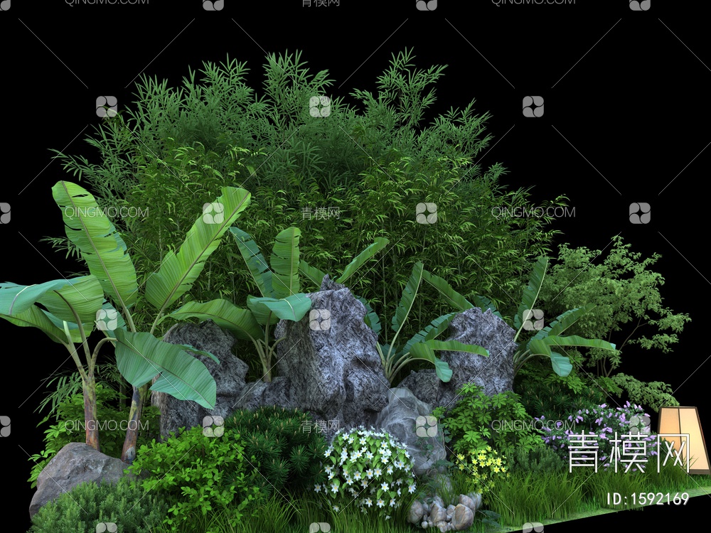 灌木丛3D模型下载【ID:1592169】