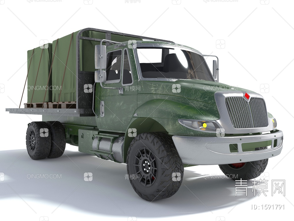 卡车3D模型下载【ID:1591791】