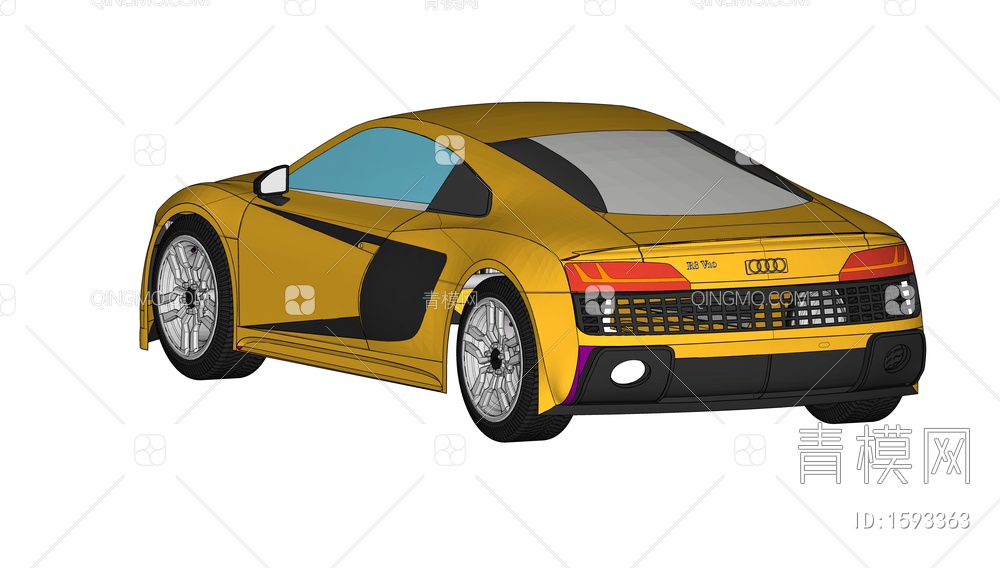Audi r8 v5SU模型下载【ID:1593363】