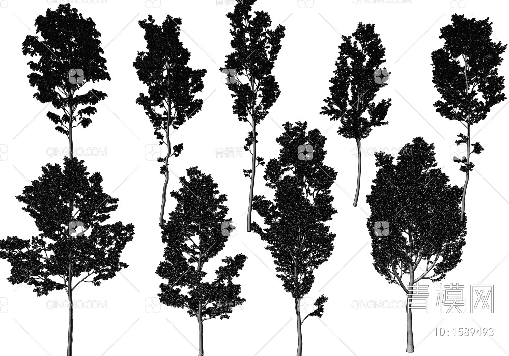 景观树3D模型下载【ID:1589493】
