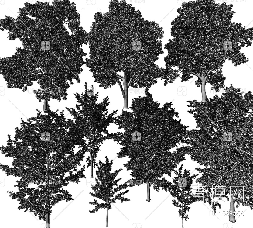景观树3D模型下载【ID:1589556】