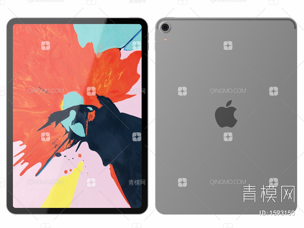 平板电脑 iPad3D模型下载【ID:1593150】