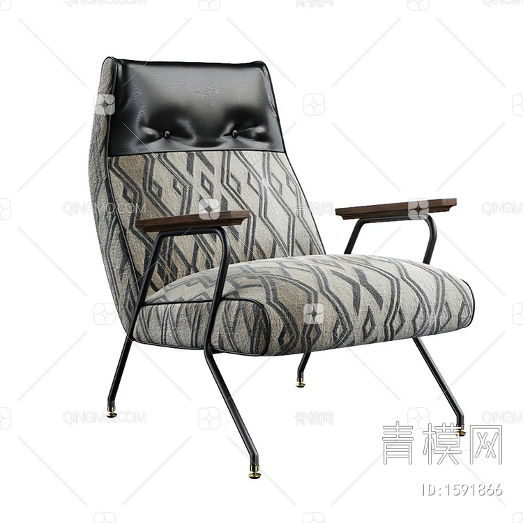 沙发椅3D模型下载【ID:1591866】