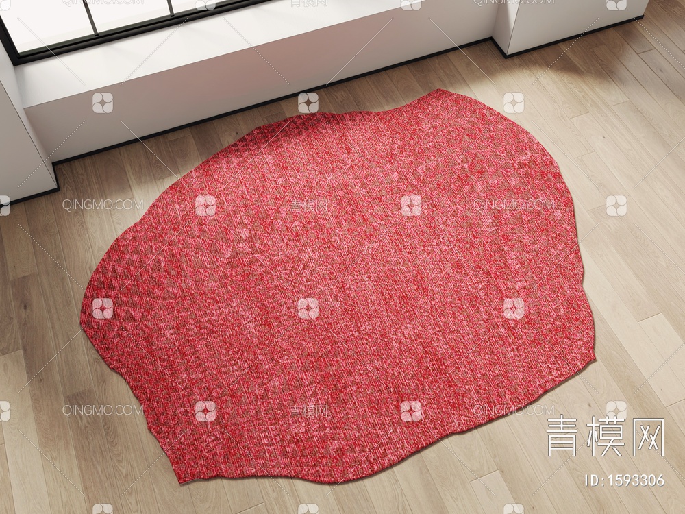 抽象异形地毯3D模型下载【ID:1593306】