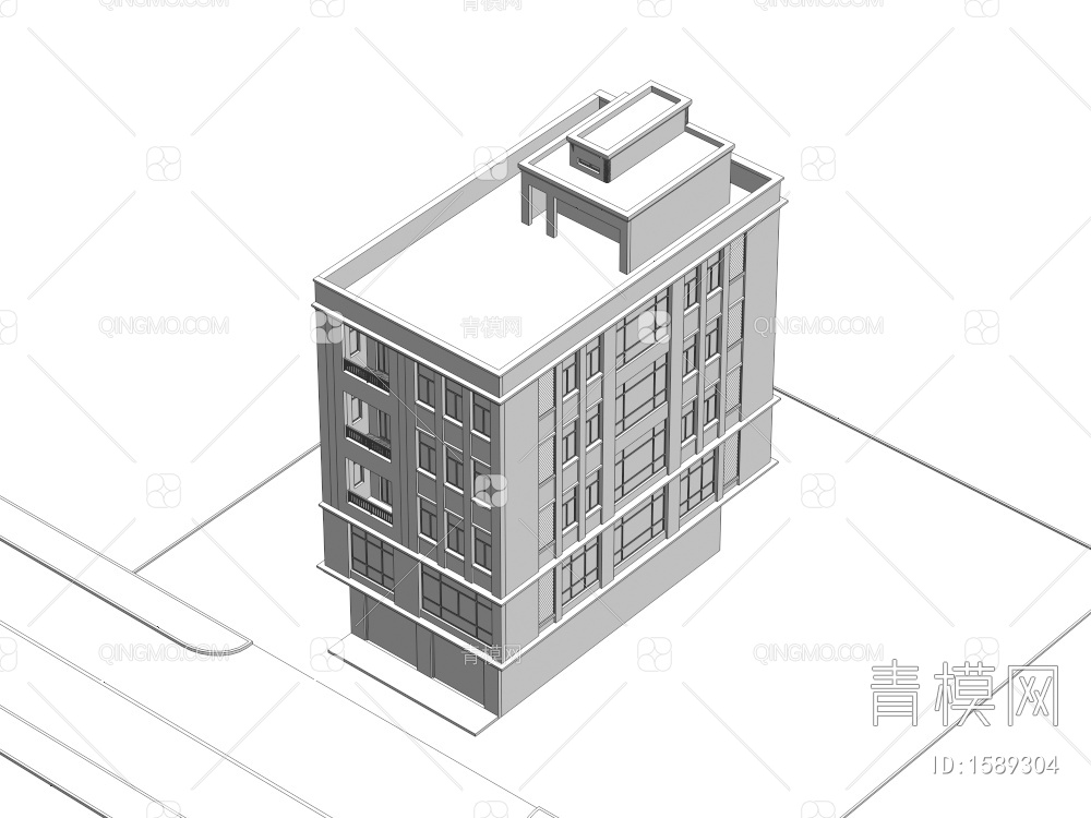 住宅3D模型下载【ID:1589304】