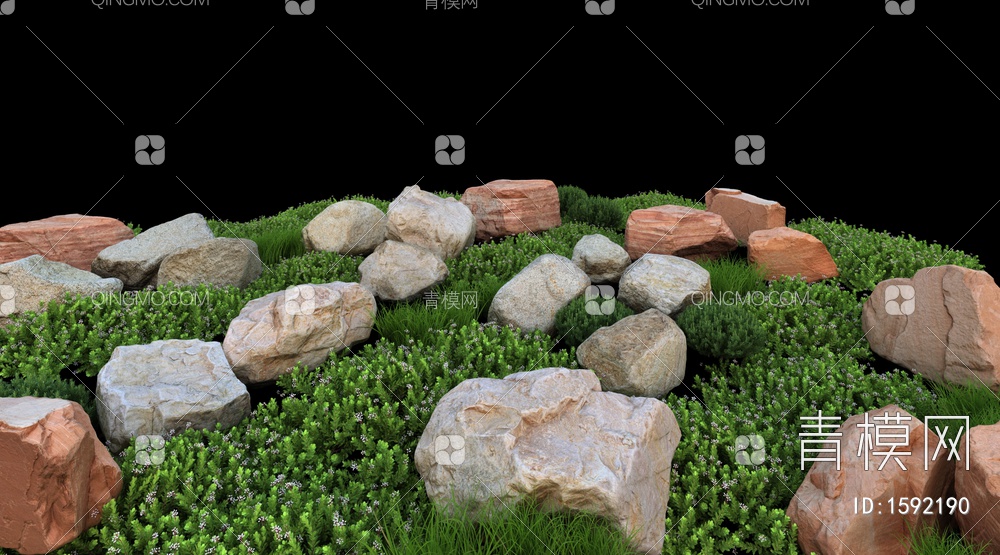 石头3D模型下载【ID:1592190】
