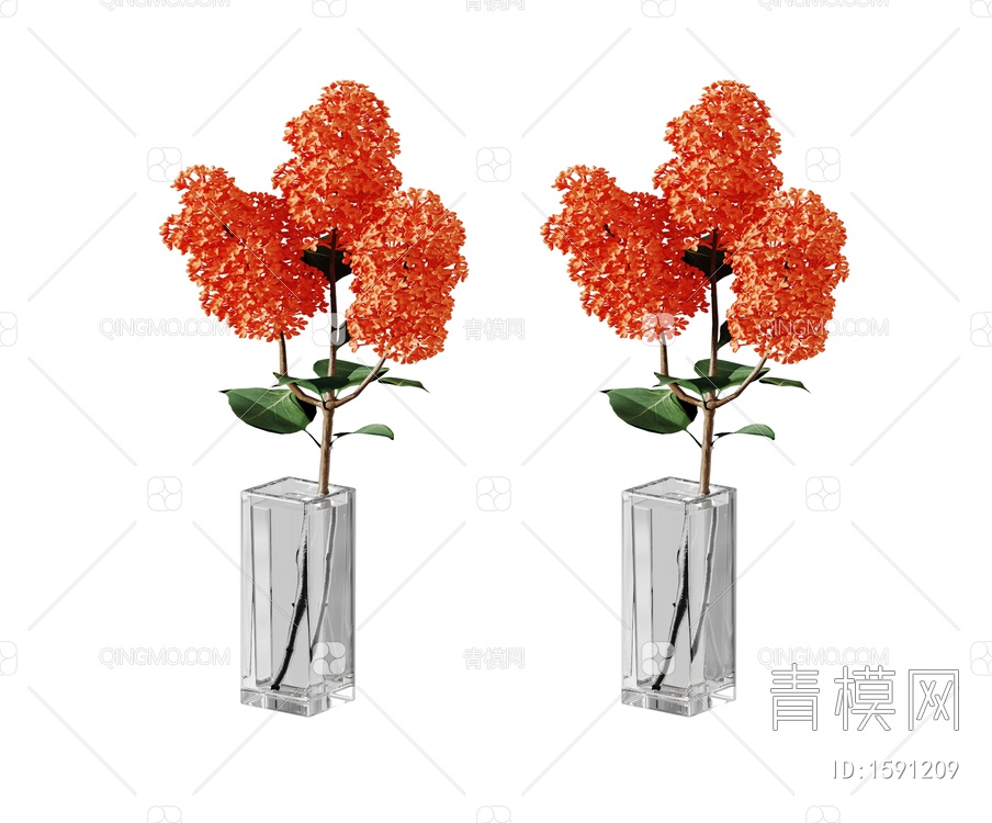 艺术摆件 花瓶摆件3D模型下载【ID:1591209】
