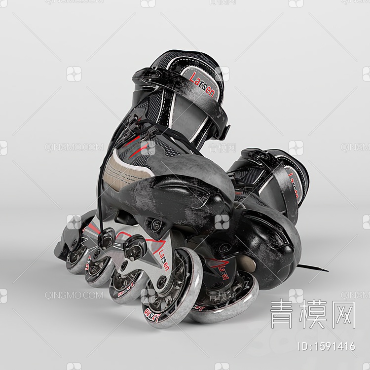 轮滑鞋3D模型下载【ID:1591416】