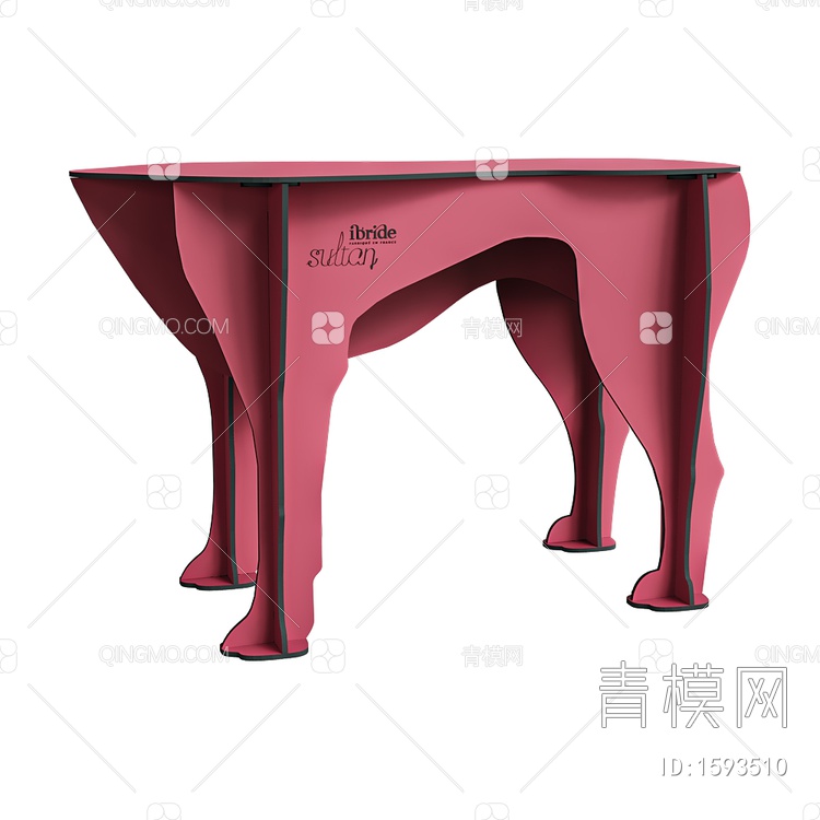 Sultan动物下体创意桌 书桌3D模型下载【ID:1593510】
