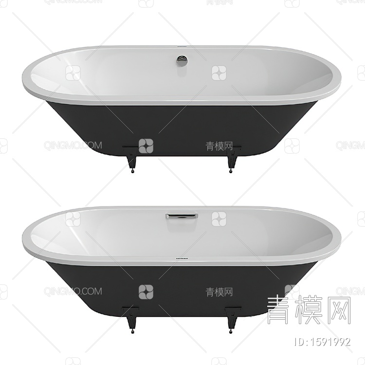 浴缸3D模型下载【ID:1591992】