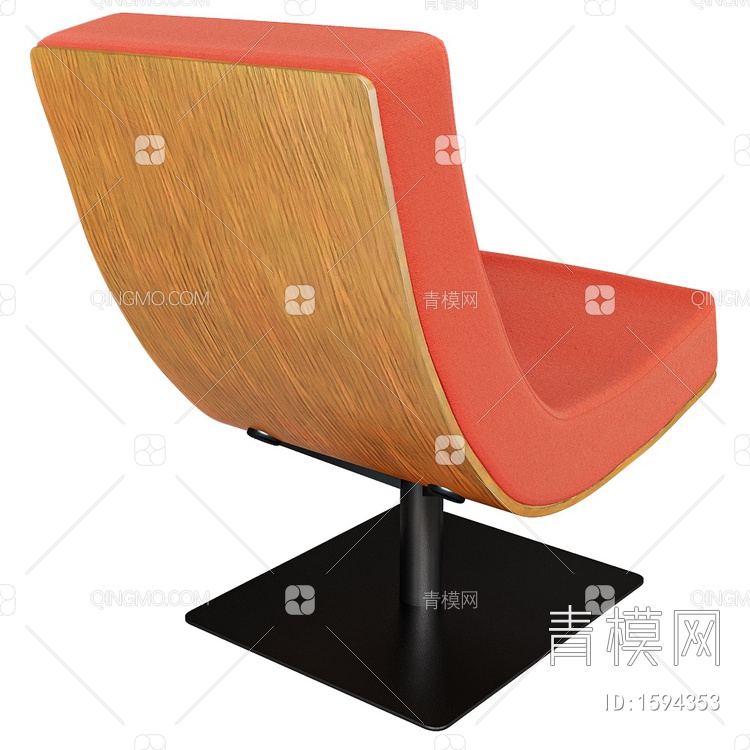 Unita 休闲半躺单椅3D模型下载【ID:1594353】
