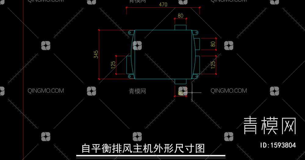 暖通常用详细大样图【ID:1593804】