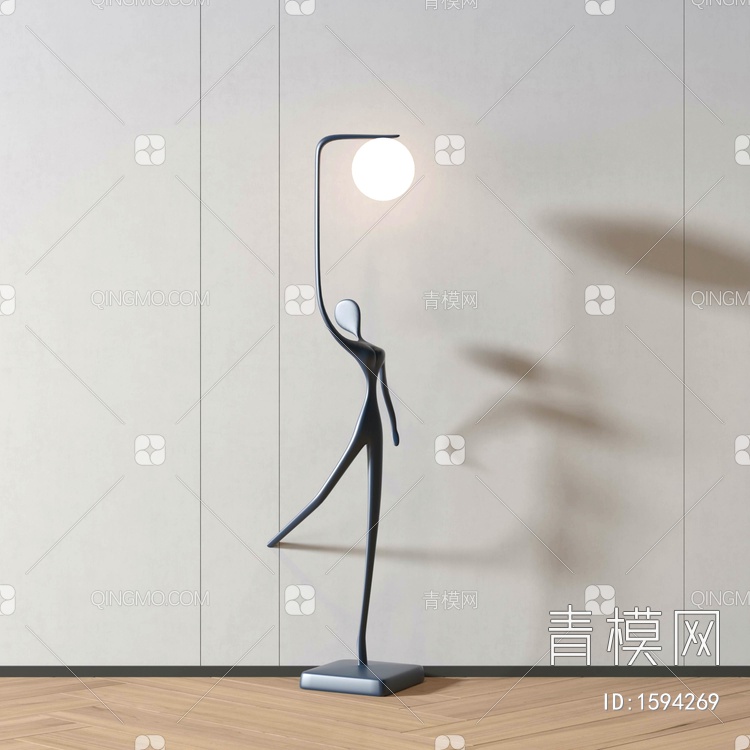 人物雕塑摆件3D模型下载【ID:1594269】
