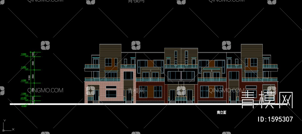 别墅 施工图 概念方案 效果图【ID:1595307】