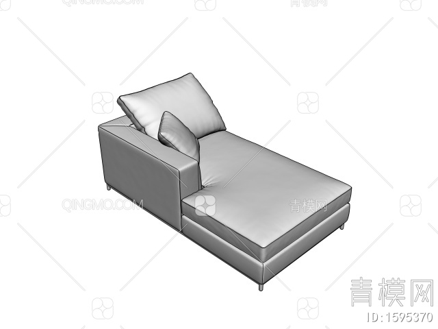 贵妃椅3D模型下载【ID:1595370】