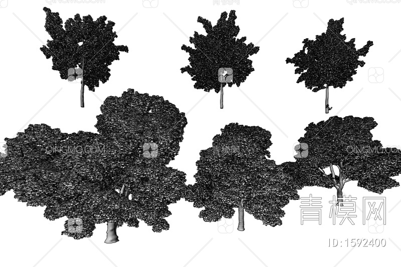 景观树3D模型下载【ID:1592400】