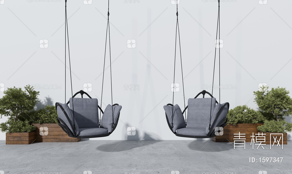 吊椅3D模型下载【ID:1597347】
