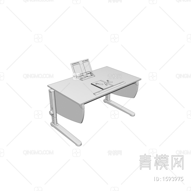 升降书桌3D模型下载【ID:1593975】