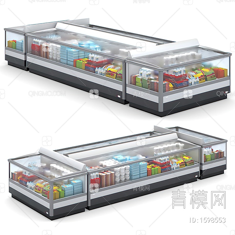 冰柜3D模型下载【ID:1598553】