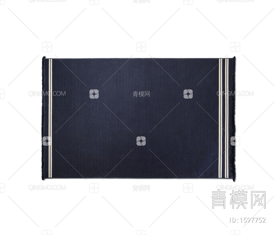 蓝色条纹地毯贴图下载【ID:1597752】