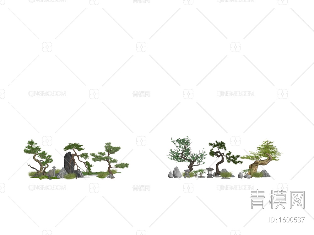 景观树SU模型下载【ID:1600587】