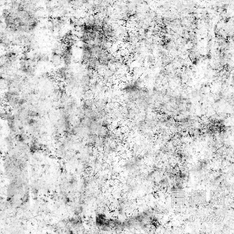 高清黑白凹凸划痕脏旧水泥粗糙肌理贴图下载【ID:1602867】