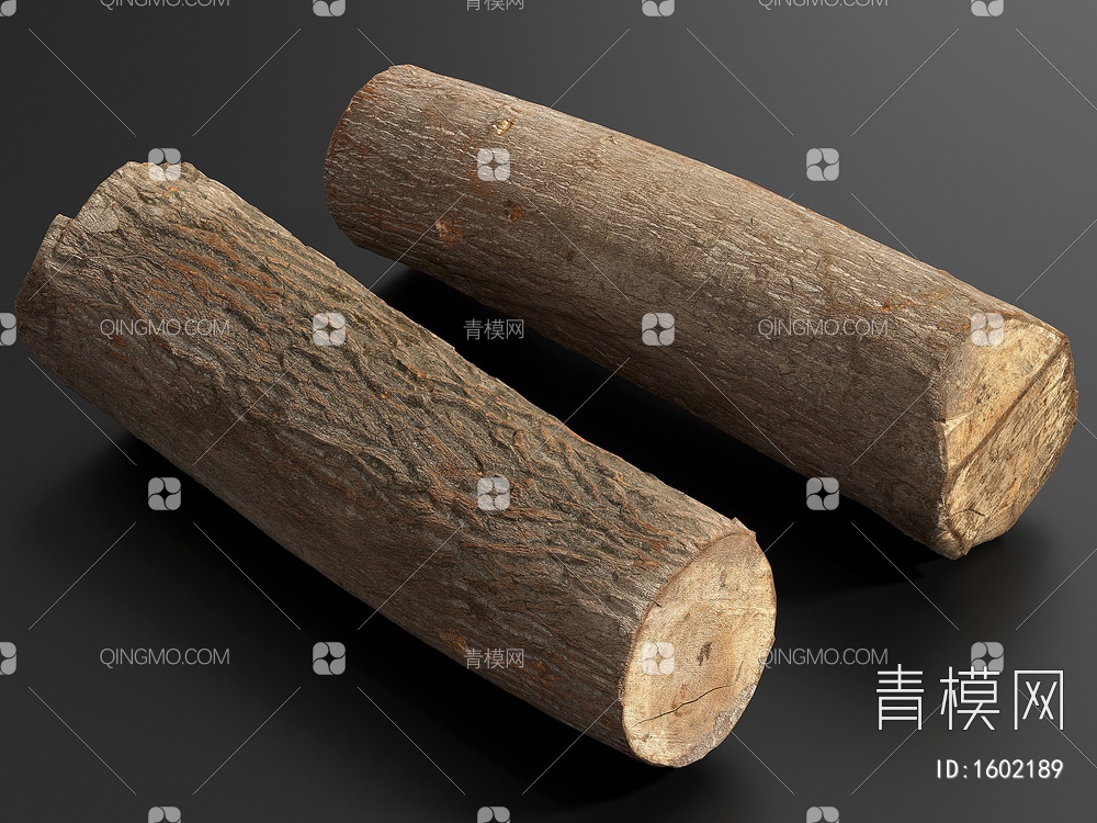 木头 枯树杆 木材 木柴 木棍3D模型下载【ID:1602189】