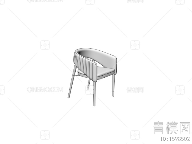 餐椅3D模型下载【ID:1598502】