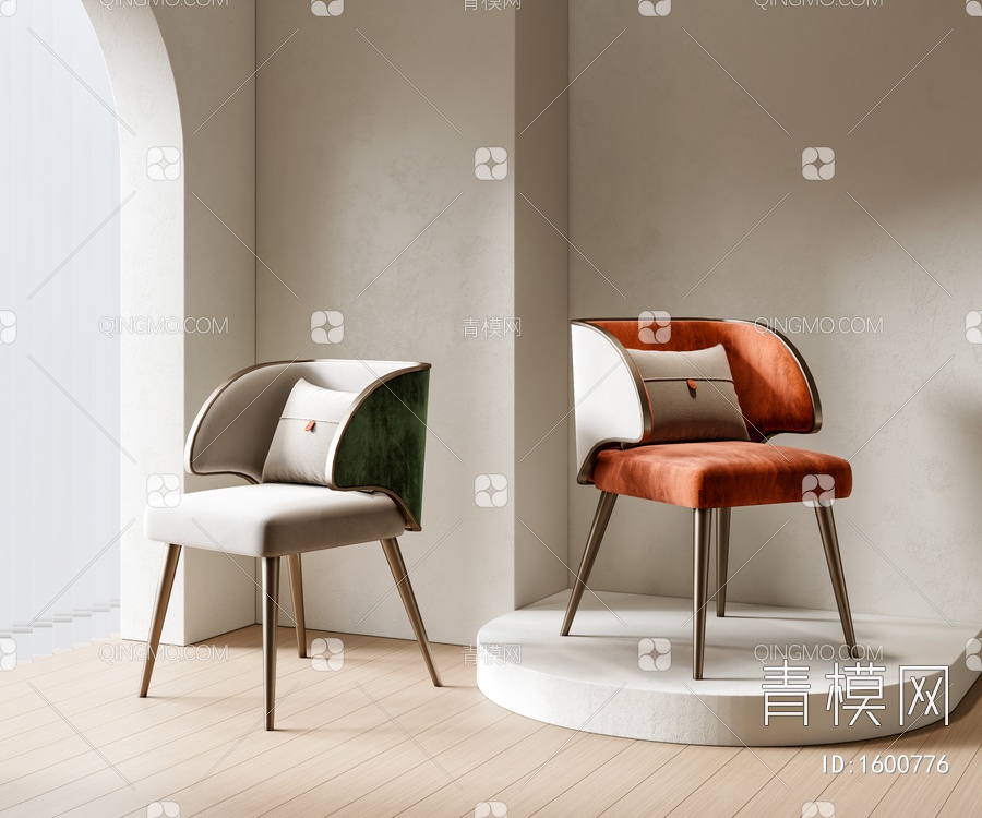 单椅3D模型下载【ID:1600776】