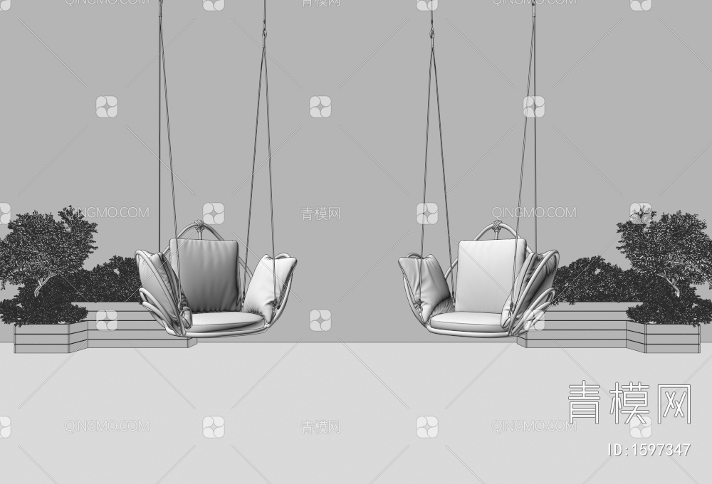 吊椅3D模型下载【ID:1597347】
