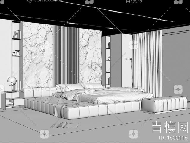 Minotti 米洛提 卧室3D模型下载【ID:1600116】
