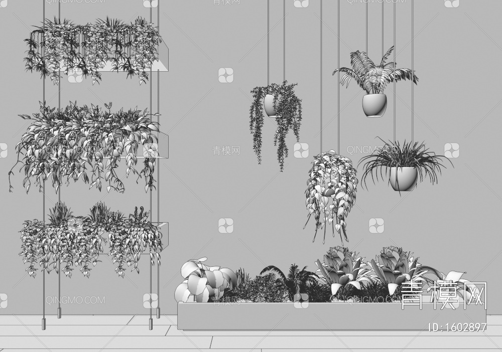 植物3D模型下载【ID:1602897】