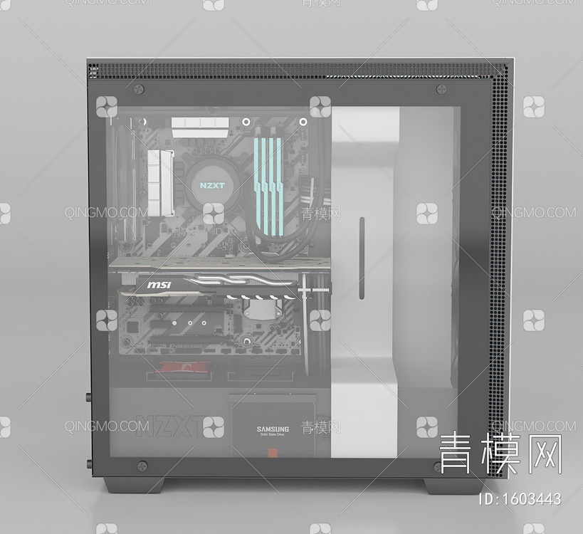 电脑主机3D模型下载【ID:1603443】