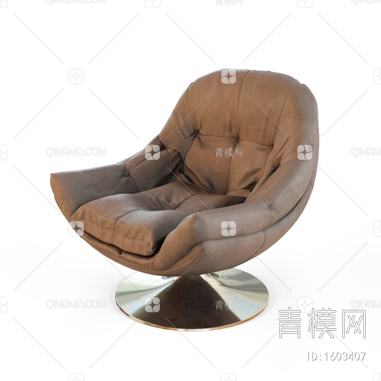 沙发椅3D模型下载【ID:1603407】