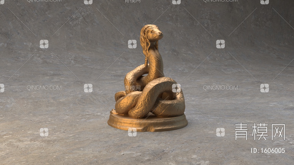 古代雕塑摆件3D模型下载【ID:1606005】