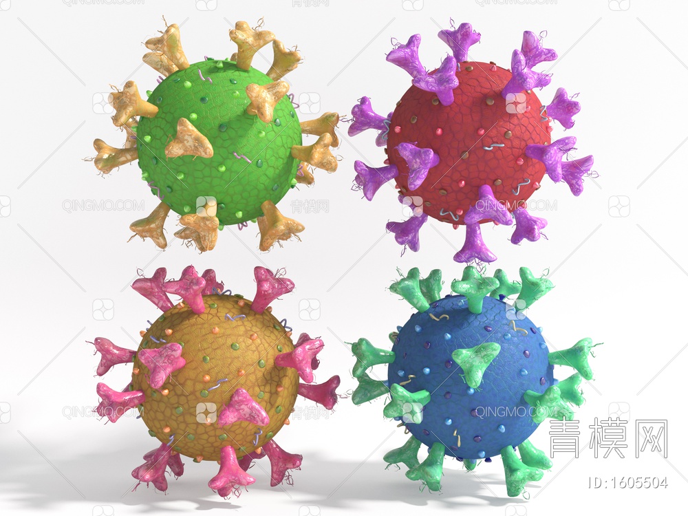 病毒3D模型下载【ID:1605504】