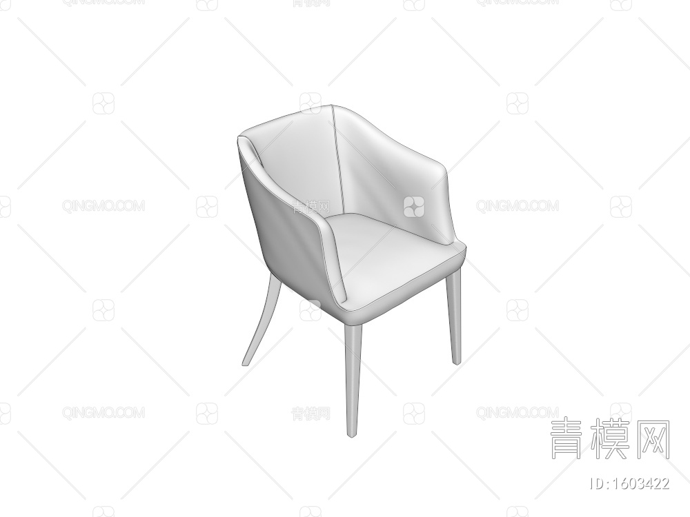 扶手椅3D模型下载【ID:1603422】