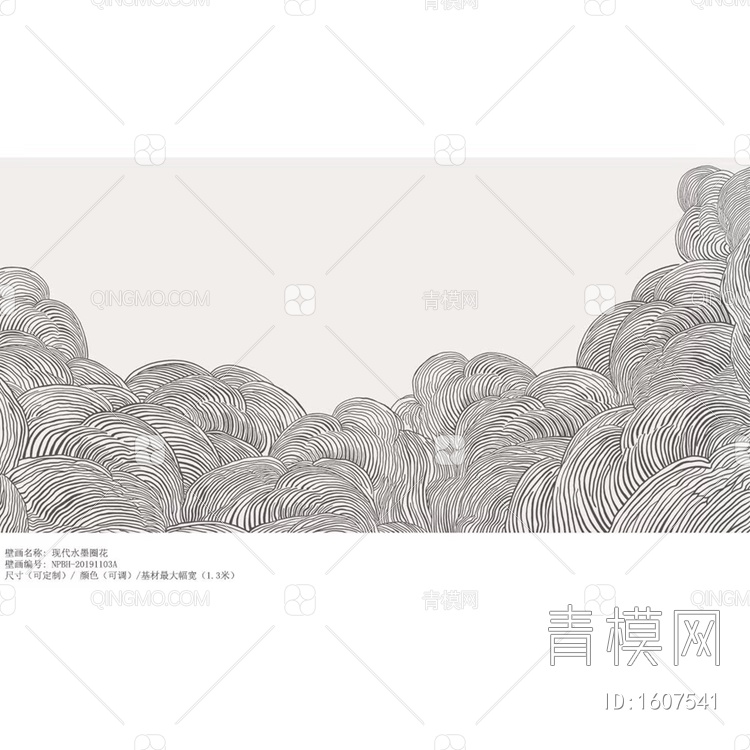 风景床头背景画横条幅贴图下载【ID:1607541】