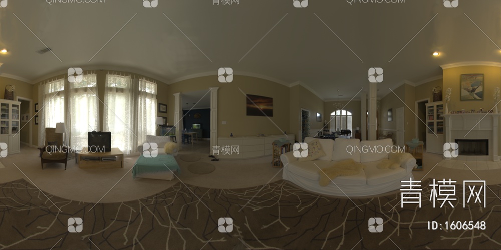 客厅 室内HDR全景贴图贴图下载【ID:1606548】
