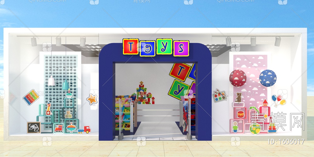儿童游乐店3D模型下载【ID:1606017】