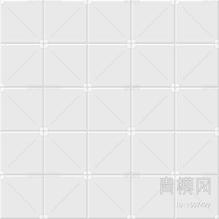 白色方格瓷砖1贴图下载【ID:1607499】