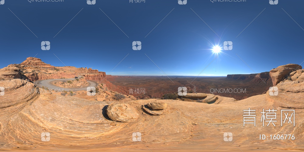 户外 沙漠 戈壁HDR贴图贴图下载【ID:1606776】