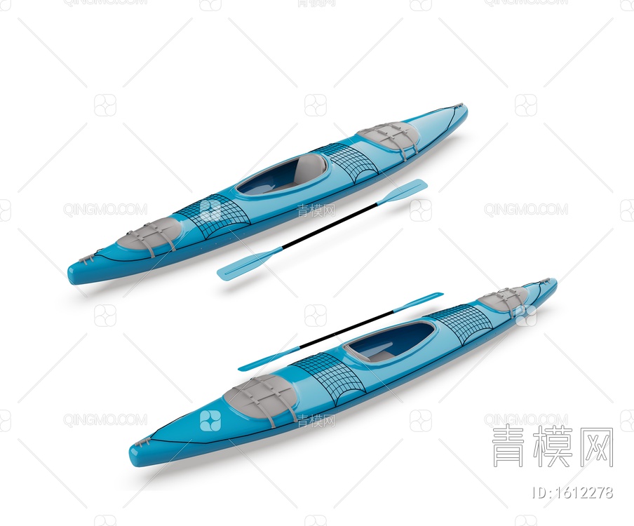 交通工具 皮划艇3D模型下载【ID:1612278】