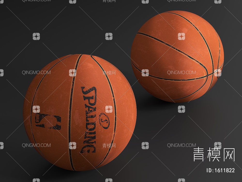 篮球3D模型下载【ID:1611822】
