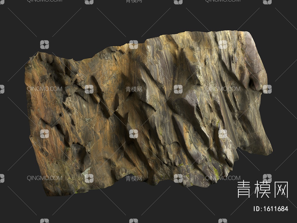 岩石 悬崖峭壁 石头 石块 景观石3D模型下载【ID:1611684】